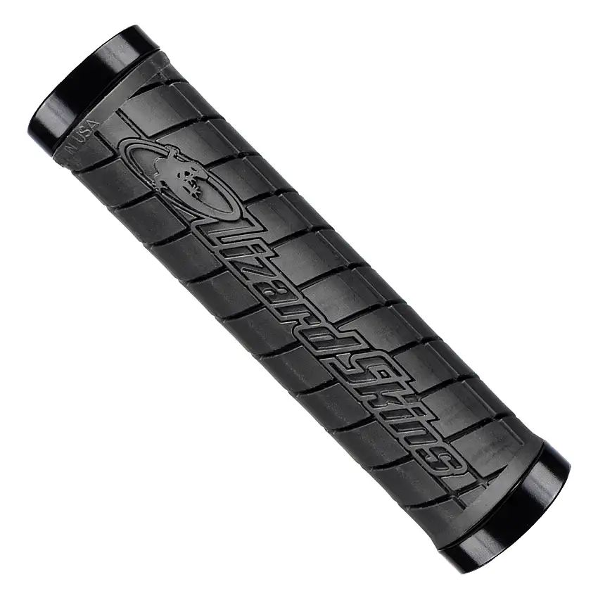 Handtag Lizard Skins Lock-On Logo 130 mm Svart