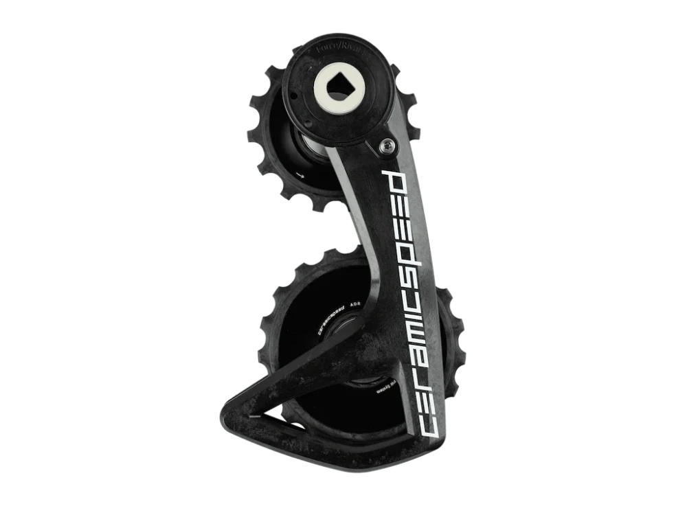 CeramicSpeed OSPW RS ALPHA SRAM Force E1 och Rival E1 svart team logo