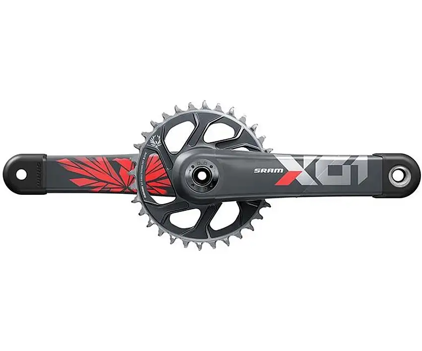 Vevparti SRAM X01 Eagle Boost DUB 32T 175 mm 52,0 mm CL DM 1x12-Växlar X-sync 2 Röd
