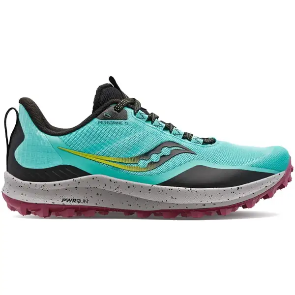 Löparskor Saucony Peregrine 12 Women Cool Mint/Acid