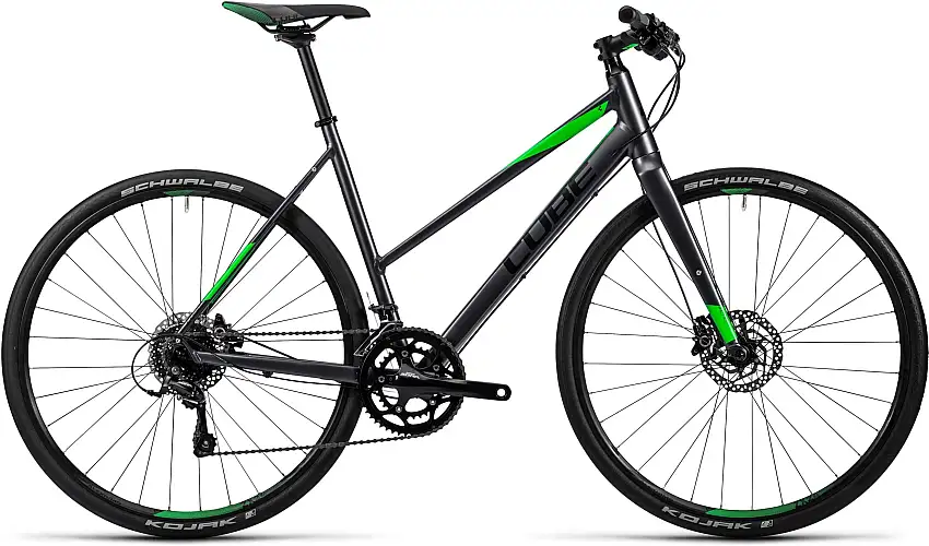 Cube SL Road Pro Trapeze grå/svart/grön
