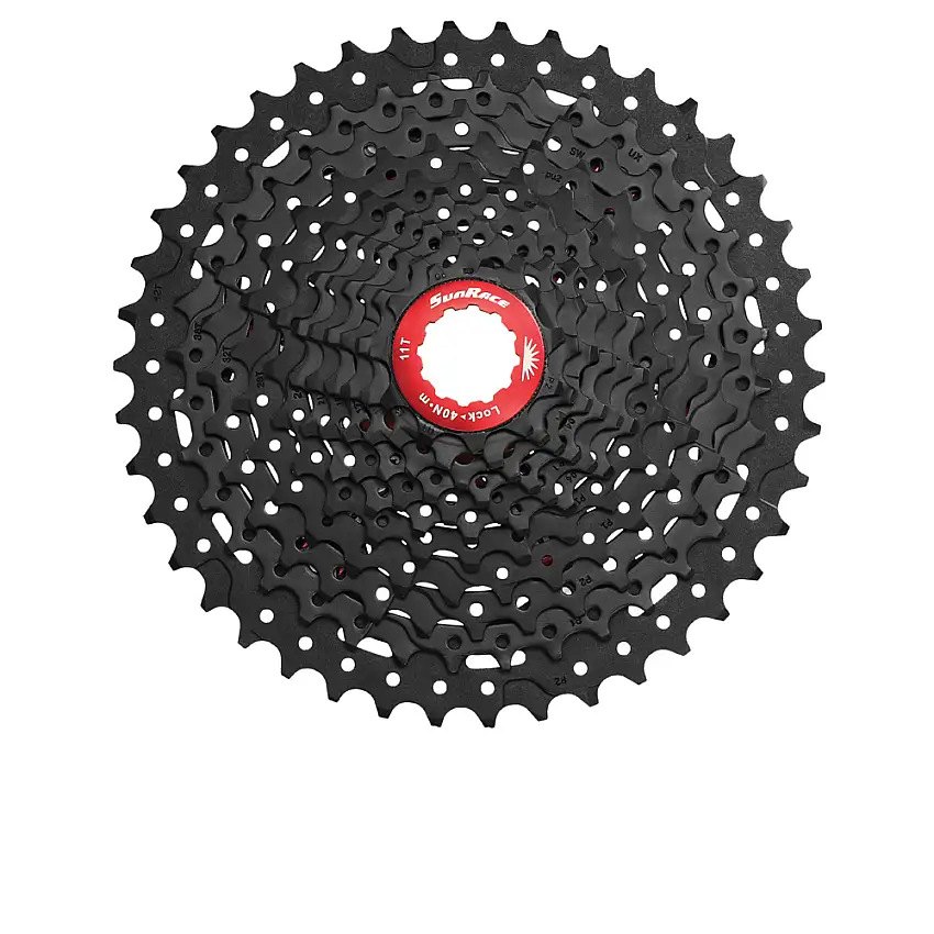 Kassett Sunrace CSMX8 11 växlar Sram/Shimano 11-42T svart