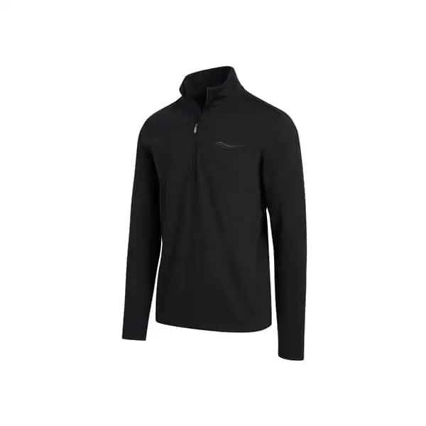 Löpartröja Saucony Solstice 1/4 Zip Men Black