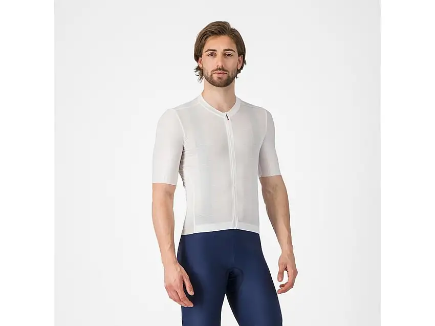Castelli Espresso 2 cykeltröja korta ärmar ivory herr