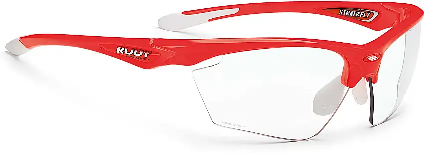 Cykelglasögon Rudy Project Stratofly fotokromatisk red fluo/white