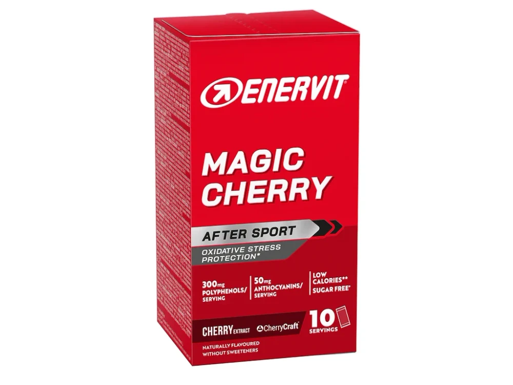 Enervit Sport Magic Tart återhämtningsdryck körsbär 10 x 9 gram
