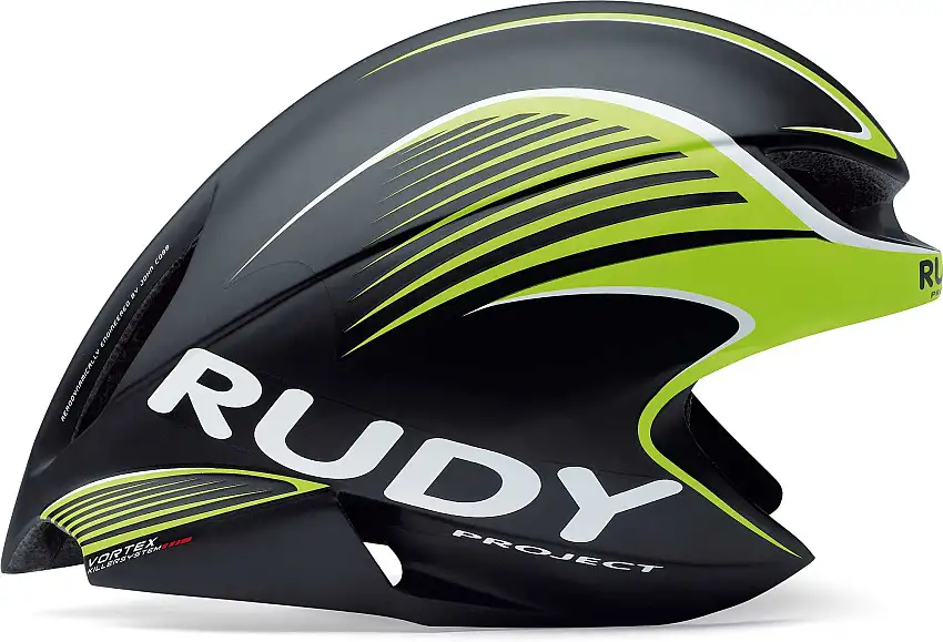 Cykelhjälm Rudy Project Wing57 black/lime fluo