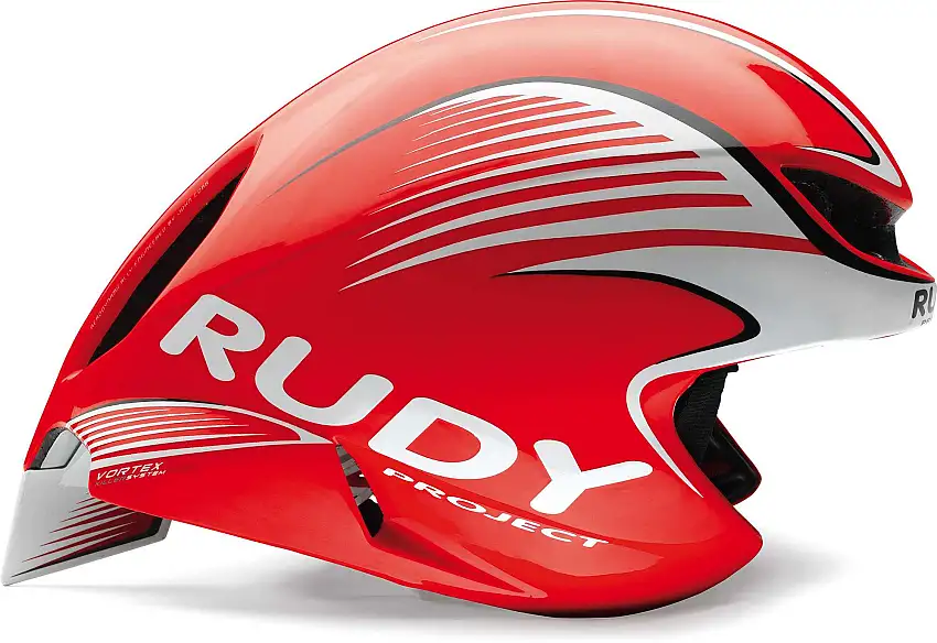 Cykelhjälm Rudy Project Wing57 hi-vis röd/vit