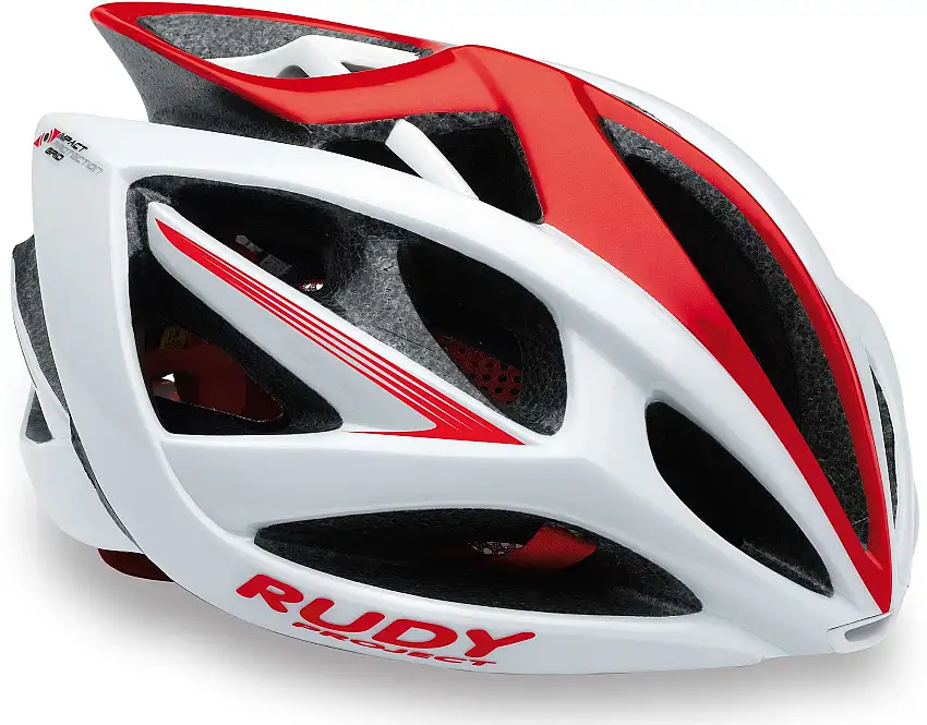 Cykelhjälm Rudy Project Airstorm vit/röd