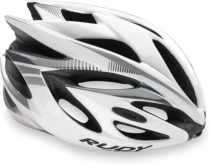 Cykelhjälm Rudy Project Rush vit/silver