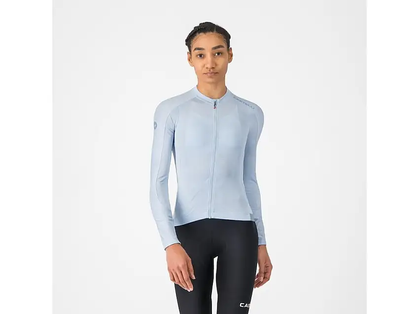 Castelli Espresso 2 W LS cykeltröja långa ärmar winter sky dam