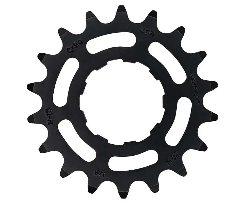 Bakdrev KMC Elcykel för Enviolo 18T 1/8"