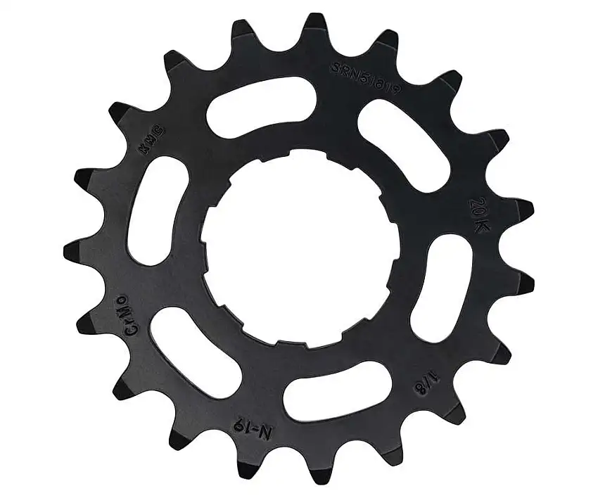 Bakdrev KMC Elcykel för Enviolo 19T 1/8"