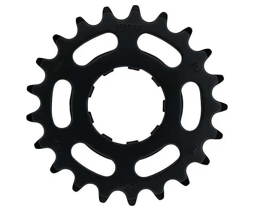 Bakdrev KMC Elcykel för Enviolo 21T 1/8"