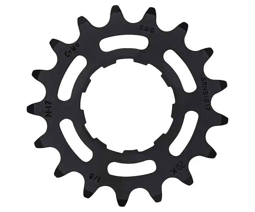Bakdrev KMC Elcykel för Enviolo 17T 1/8"