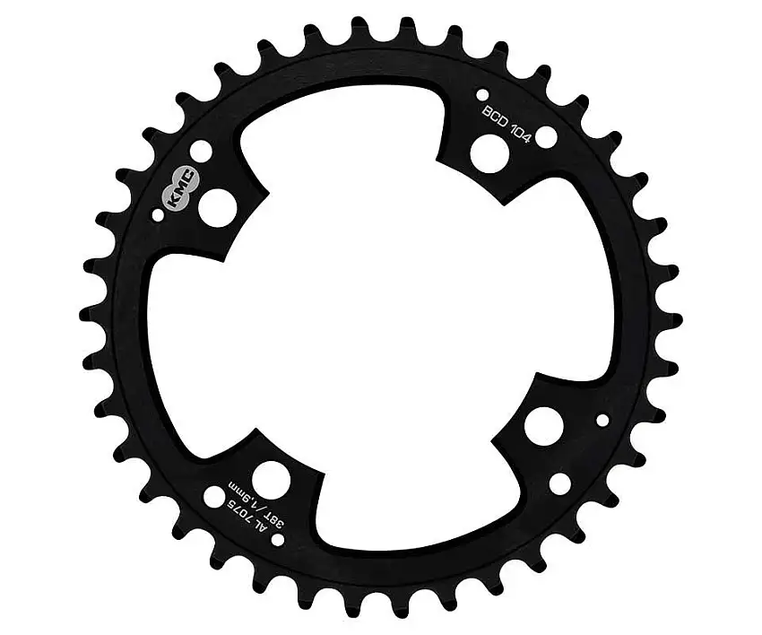 Framdrev KMC E-bike Bosch BCD 104 38T 1/2" X 11/128" 1,9 mm Alu