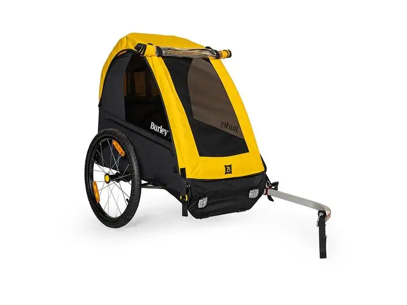 Cykelvagn Burley Bee Single Gul/Svart