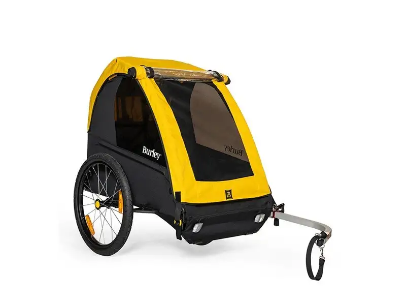 Cykelvagn Burley Bee Double Gul/Svart