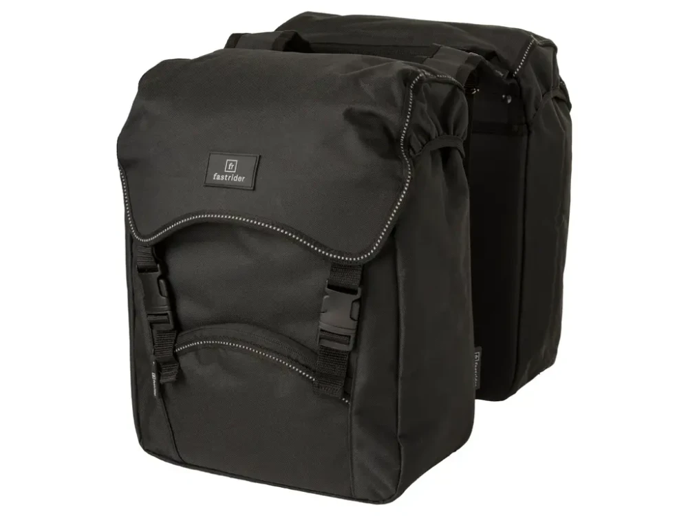 FastRider Unibag Traffic Double cykelväskor 28L svart