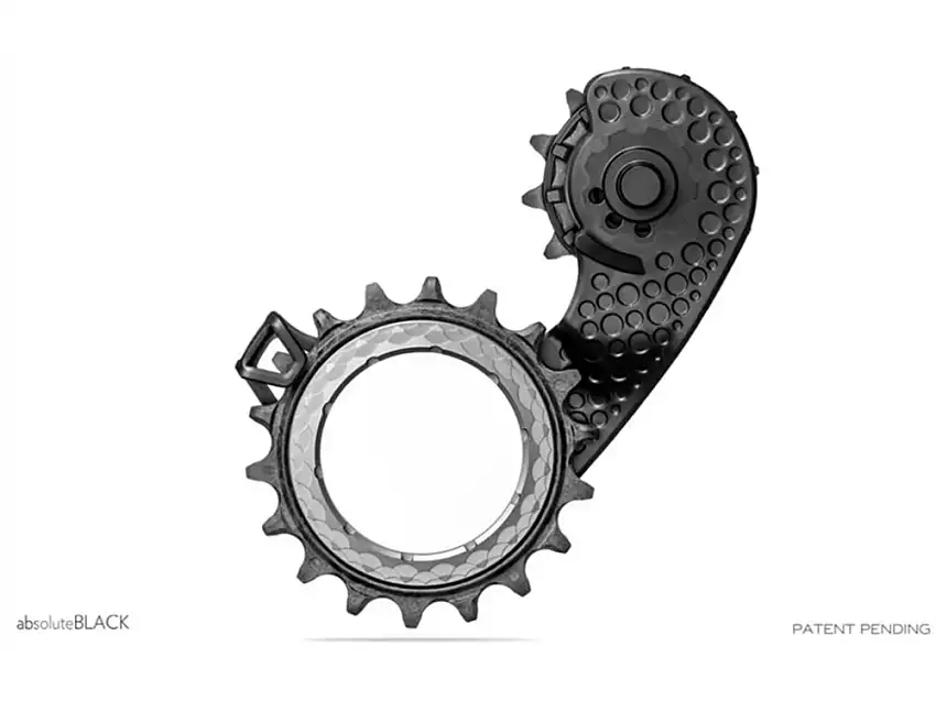 AbsoluteBlack HOLLOWcage Rulltrissor SRAM AXS Road Svart/Silver