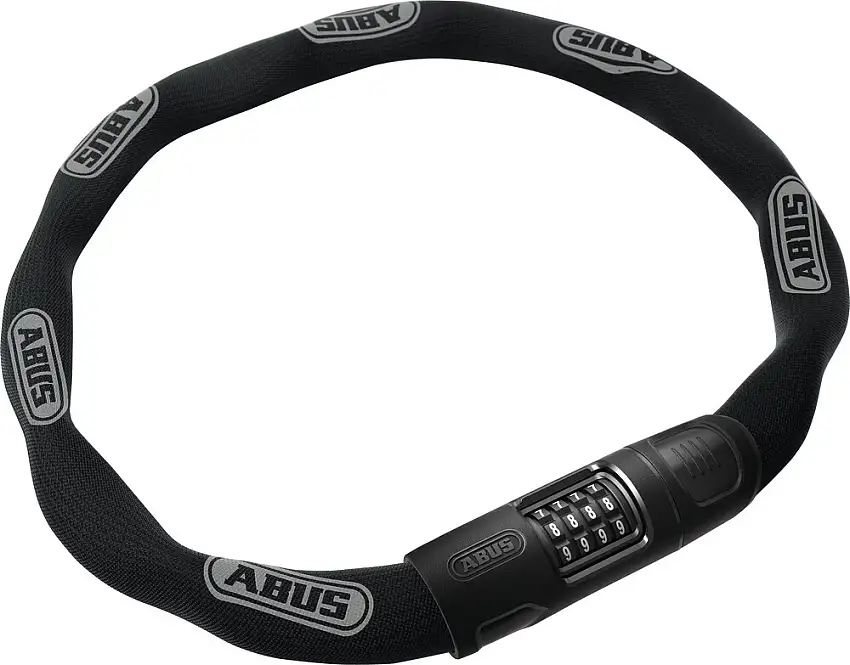 Abus 8808C/110 cm. Svart Kättinglås med kod