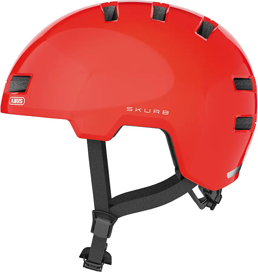 ABUS Skurb cykelhjälm signal orange
