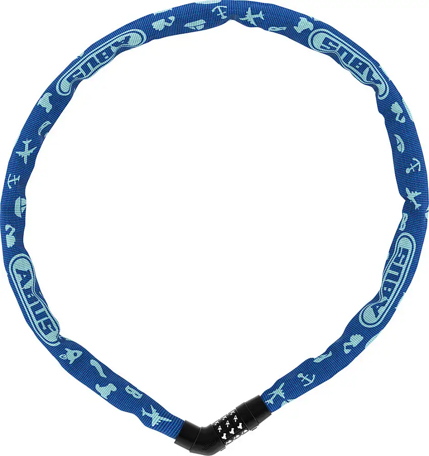 Abus Steel-O-Chain 4804 75 cm, Mörkblå