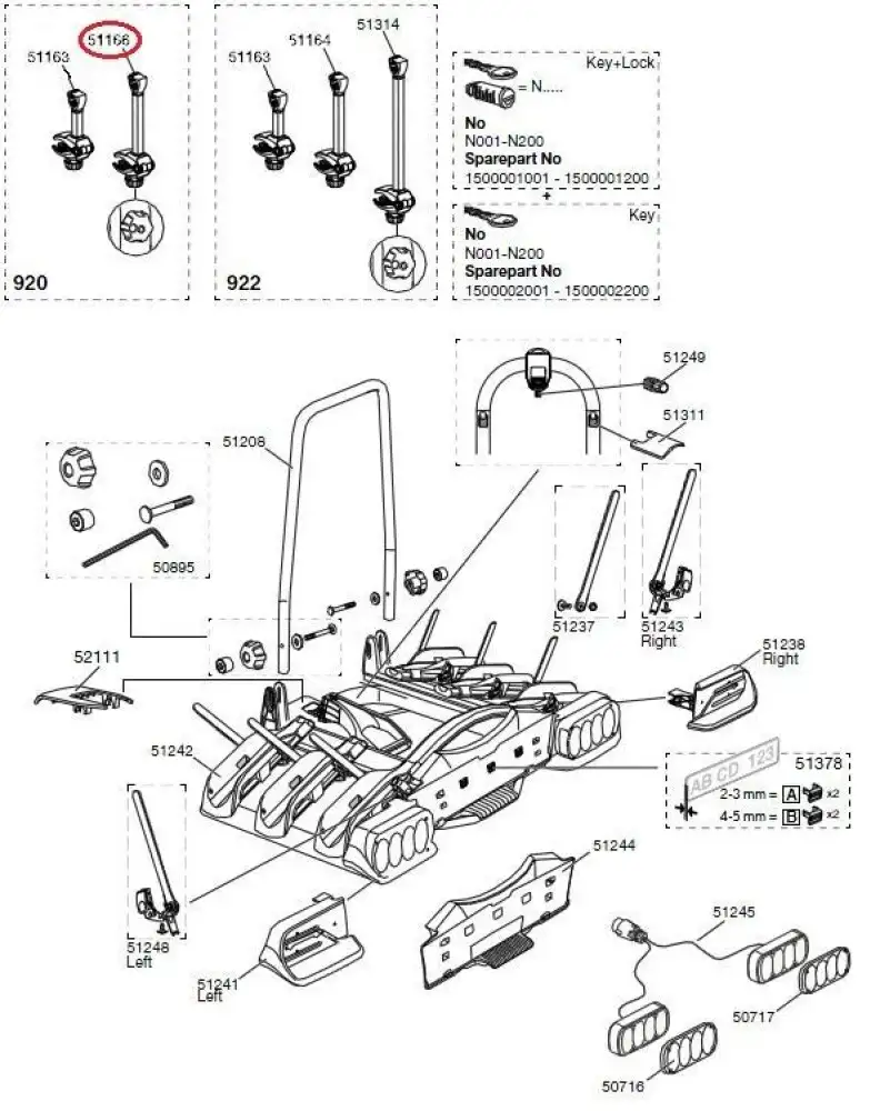 Arm Till Thule Euroway G2