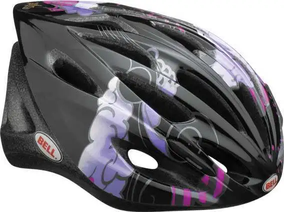 Cykelhjälm Bell Trigger svart/rosa