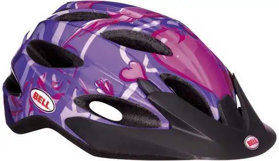 Cykelhjälm Bell Buzz purple Lovebirds