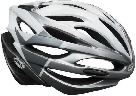 Cykelhjälm Bell Array white/silver Velocity