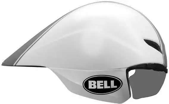 Cykelhjälm Bell Javelin white/silver star