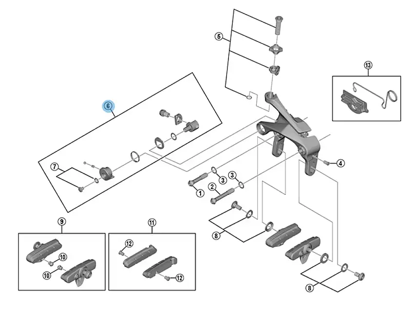 BR-R8000 Quick Release Assembly