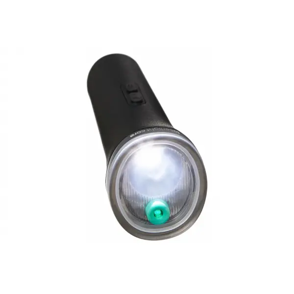 Uppladdningsbar cykelstrålkastare med signallaser Beryl laserlight core