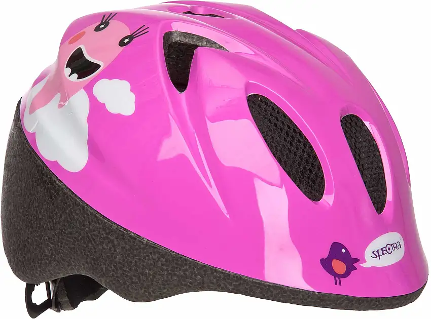 Cykelhjälm Spectra Babe rosa/lila