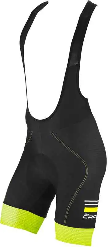 Bib Shorts Capo GS-13 Roubaix Carbon svart/gul