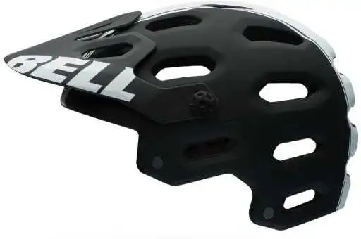 Cykelhjälm Bell Super 2 svart/vit Viper