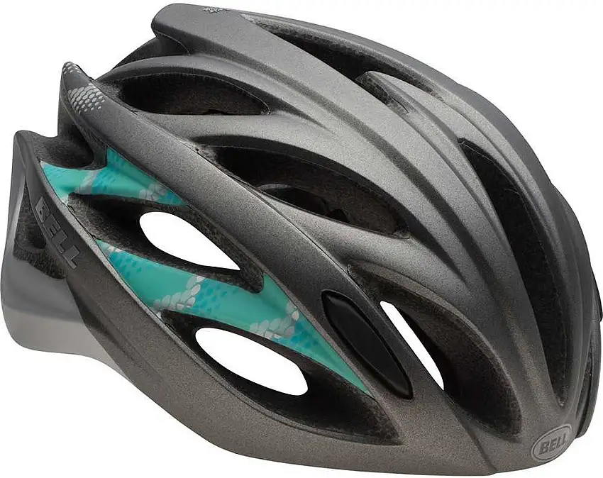 Cykelhjälm Bell Endeavor dam gun metal/dark mint