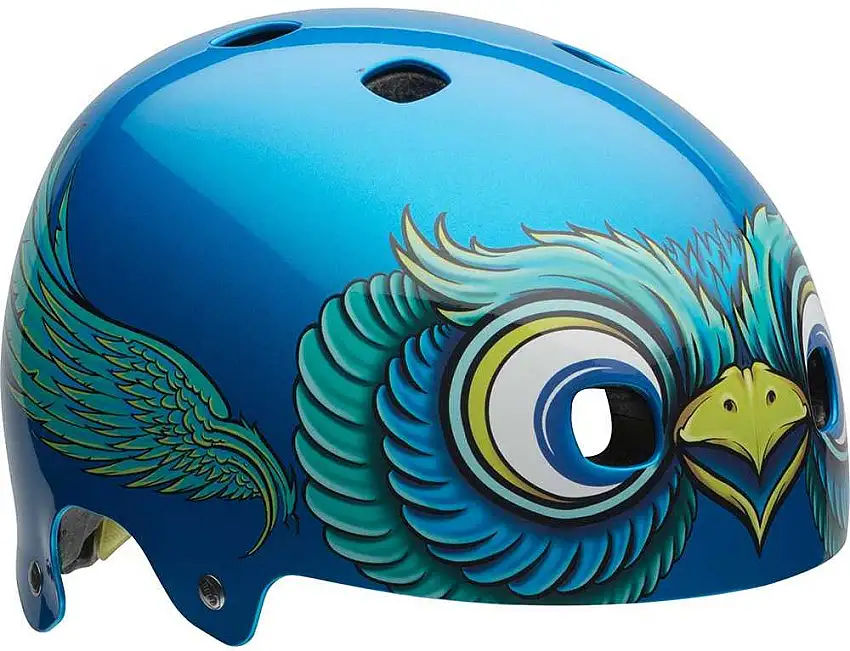 Cykelhjälm Bell Segment Junior blå bird brain