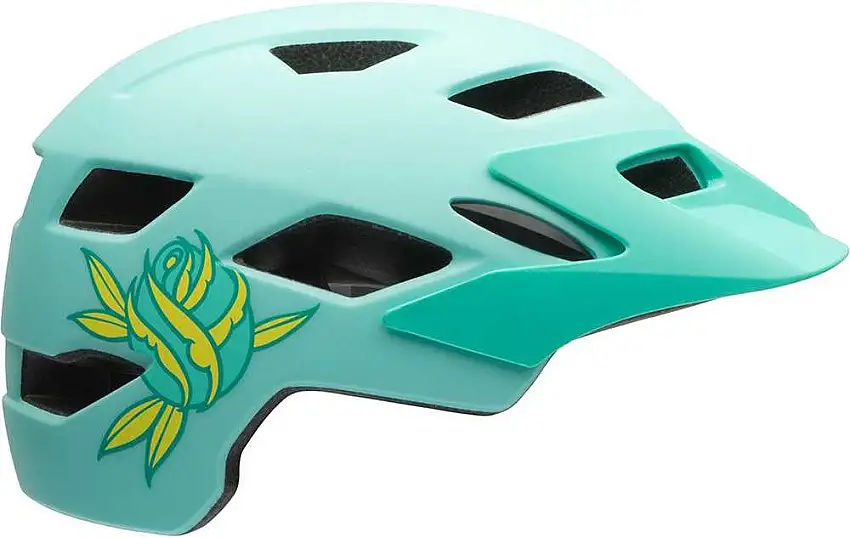 Cykelhjälm Bell Sidetrack Child mattmint Rosey