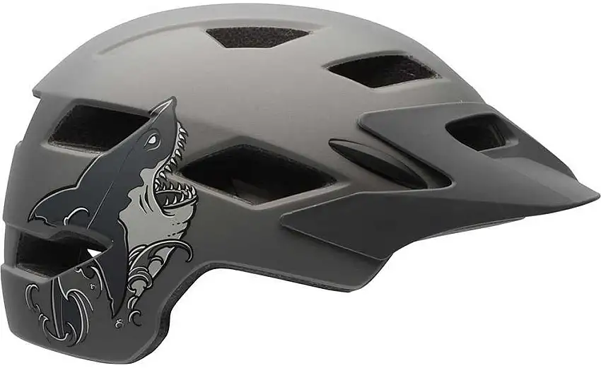 Cykelhjälm Bell Sidetrack Child matt titan Shark