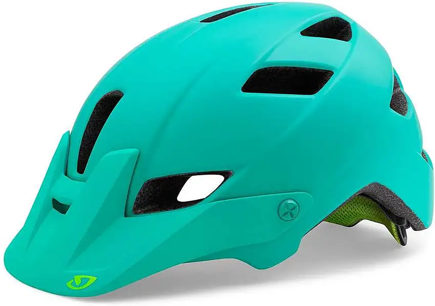 Cykelhjälm Giro Feather MIPS turkos