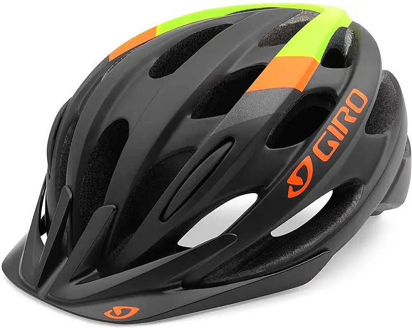 Cykelhjälm Giro Revel svart/lime/flame