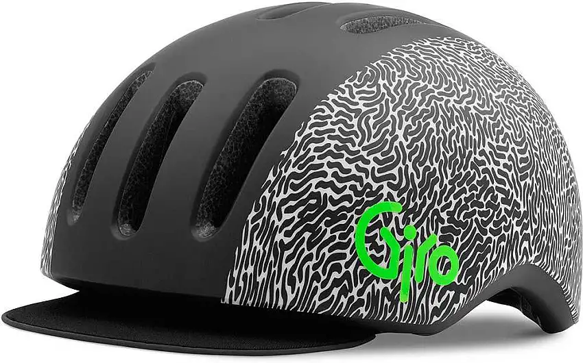 Cykelhjälm Giro Reverb svart/vit squiggle