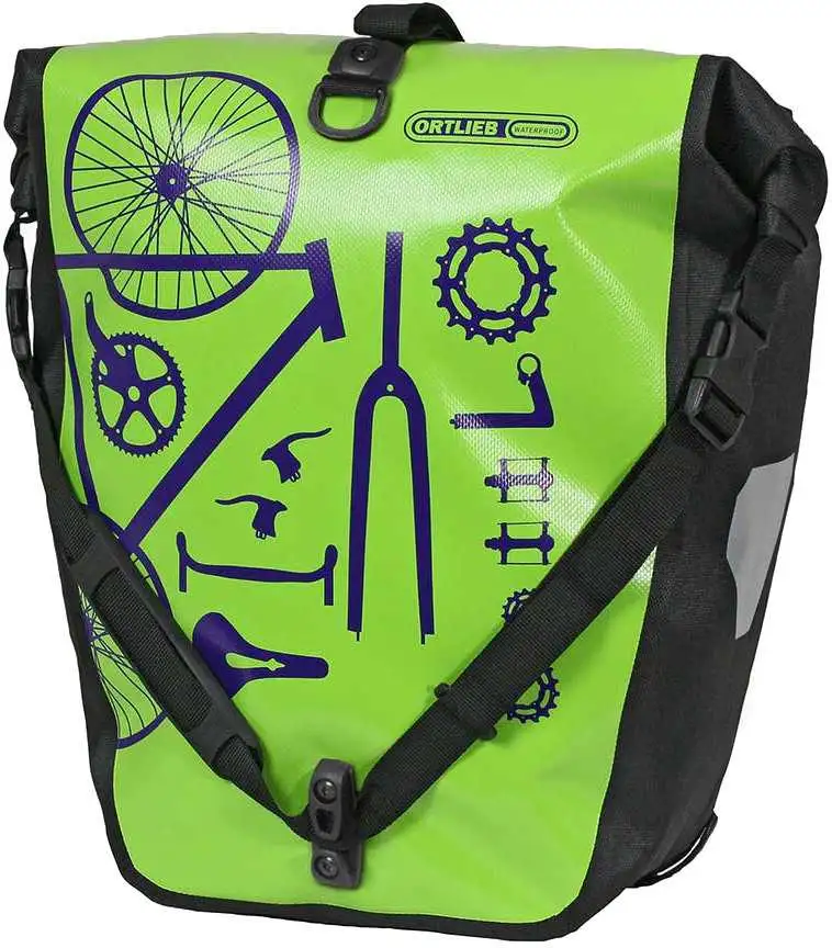 Packväskor Ortlieb Back-Roller Design QL2.1 2 x 20 l parts lime/svart