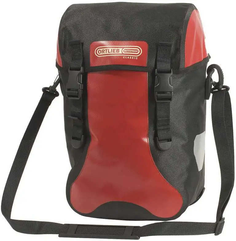Packväskor Ortlieb Sport-packer Classic QL.2.1 2 x 15 l röd/svart