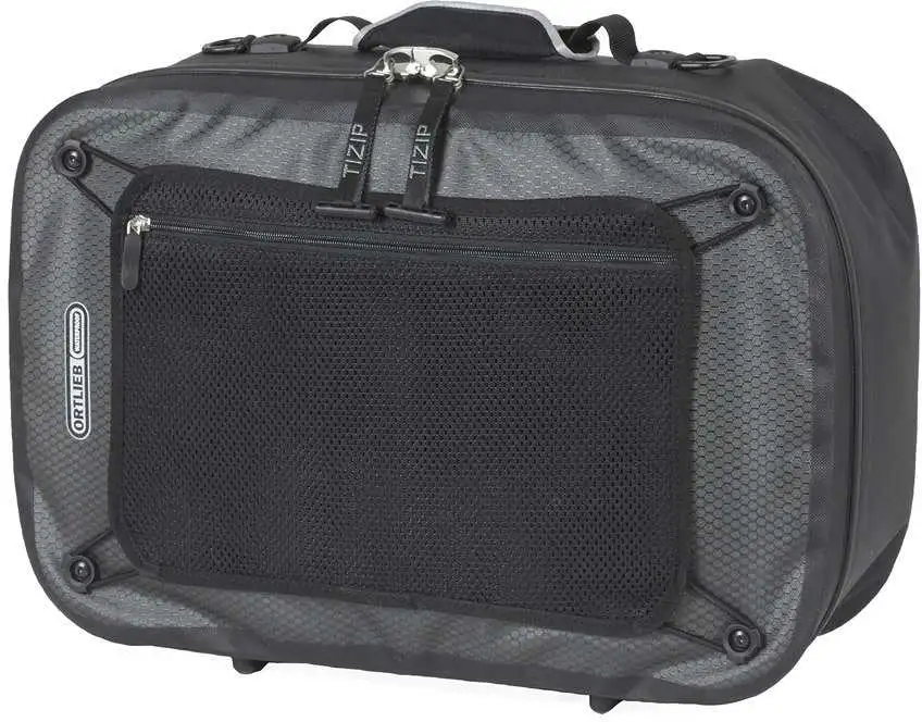 Packväska Ortlieb Travel-Biker med Snap-It Racktime fäste grå/svart