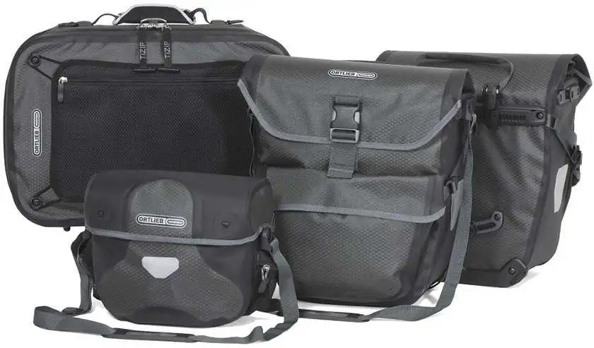 Packväskor Ortlieb Travel-Set med Ortlieb adapter grå/svart