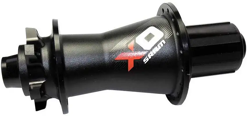 Baknav SRAM X0 DH IS 32H Shimano/SRAM svart/röd