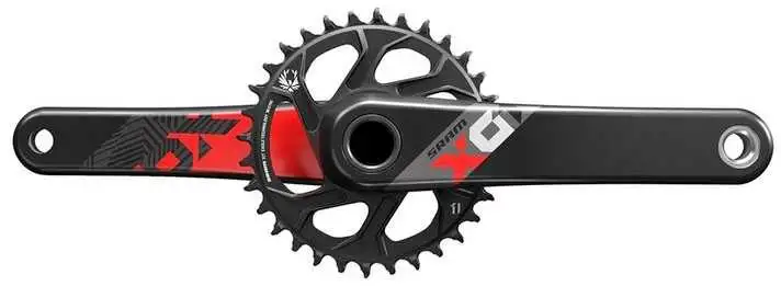 Vevparti SRAM X01 Eagle 1 x 12 växlar GXP Boost direct mount 32T X-Sync 175 mm svart/grå